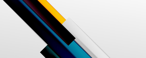 Color abstract lines trendy geometric background for business or technology presentation, internet poster or web brochure cover, wallpaper