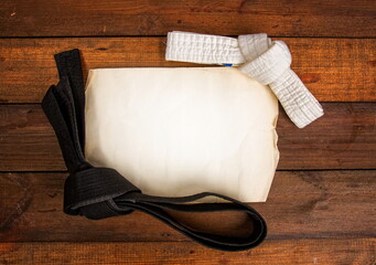 Black belt background