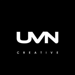 Fototapeta na wymiar UVN Letter Initial Logo Design Template Vector Illustration