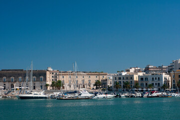 Fototapeta na wymiar town and harbour, Puglia Region, South Italy 