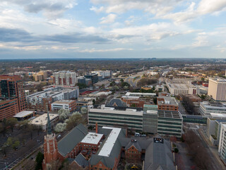 Obraz premium Random Shots of Downtown Raleigh NC. 