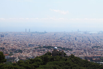 aerial view of the city