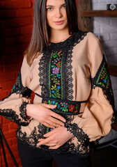 woman in traditional clothing