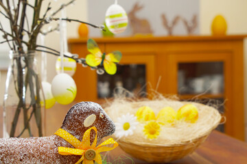 Traditional baked easter lamb