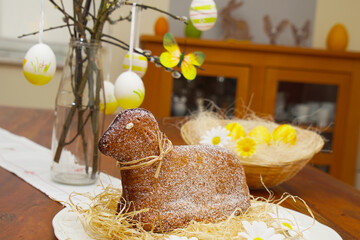 Traditional baked easter lamb