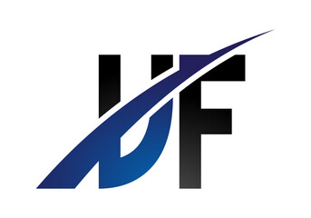 V F Letter Logo Design. Creative V F Letters icon vector.