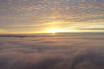 Sonnenuntergang über dem Fichtelgebirge 2