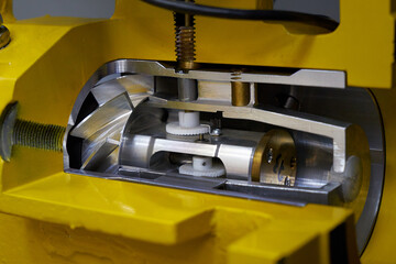 Turbine gas meter.