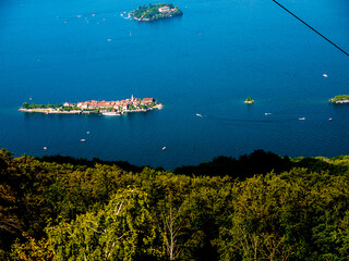 From Stresa there is a cable car and chair lift up to the top of Monte Mottarone of 1,491 metres...