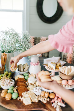 Easter Themed Charcuterie Board