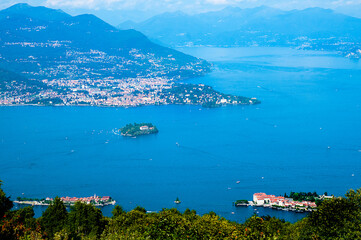 From Stresa there is a cable car and chair lift up to the top of Monte Mottarone of 1,491 metres above Lake  Maggiore.There is a  stop at an  Alpine Garden half way up the mountain with terrific views