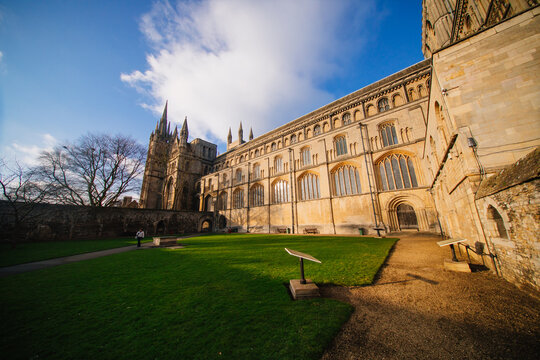 Old Peterborough cathedral park, United kingdom