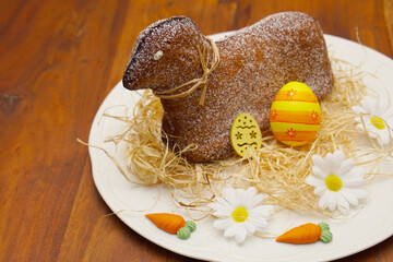 Traditional baked easter lamb