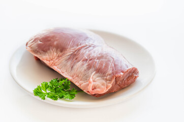 豚のハツ　ブロック