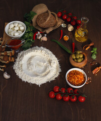 Cooking pasta. Pasta is made from the highest grade of durum wheat and crystal clear mineral water. A good pasta is rapeseed tomatoes, olive oil and pink salt.
