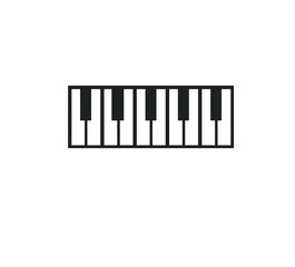 Music keyboard Icon Vector Illustration EPS 10