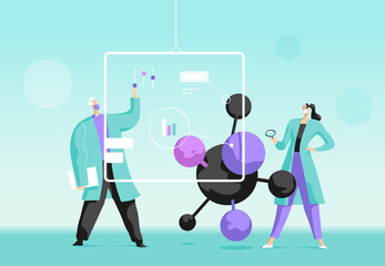 Giovani scienziati alla ricerca di nuove cure mediche genetiche