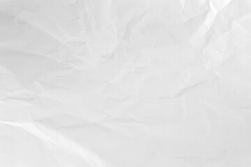 White crumpled paper texture background
