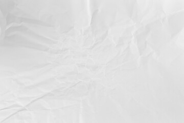 White crumpled paper texture background