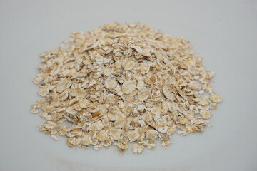 Oats on a plate