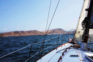 Fototapeta premium Sailing in Peru