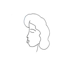 silhouette of a woman