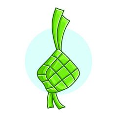 Diamond Icon Ramadan Mubarak. Asian Islamic Culture Sticker Celebration Vector Illustration