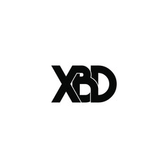 xbd letter original monogram logo design