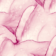 Alcohol ink pink seamless background.