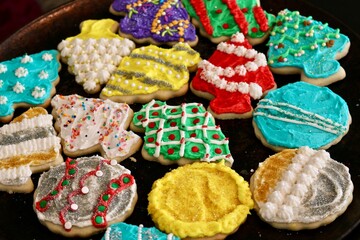 Homemade Decorated Christmas Cookies