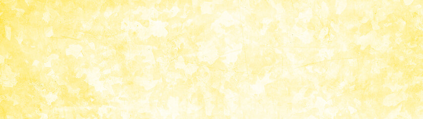 Abstract bright pastel yellow spotted painted brush paper texture background banner panorama template pattern design art