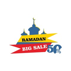 big sale ramadhan logo vector 