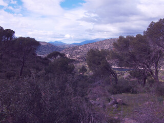 góry krajobraz woda rzeka natura drzewa