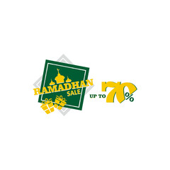 big sale ramadhan logo vector 
