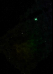 Small part of an infinite star field.