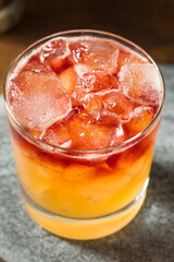 Boozy Port New York Sour Cocktail