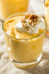 Homemade Sweet Pumpkin Pudding