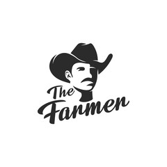 The Farmer logo desain vector illustration