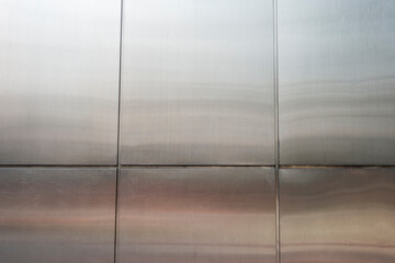 Plakat Stainless steel surface or metallic background.