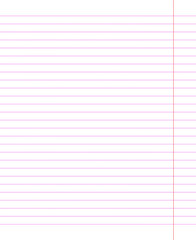 Grid paper. Abstract striped background with color horizontal lines. Geometric pattern for school, wallpaper, textures, notebook. Lined paper blank isolated on transparent background
