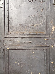 Decorative old gray pattern and vintage background,  door element 