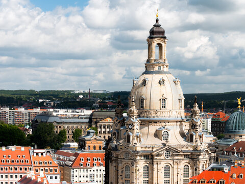 Bird view of Frauenkirche