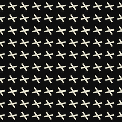 White Crosses Pattern. Vector Pattern White Crosses.