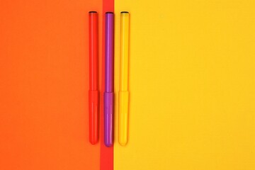 felt-tip pens