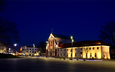 Fototapeta na wymiar Church of Saints Peter and Paul in Lublin