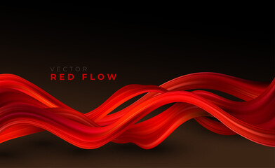 Abstract colorful vector background, color flow liquid wave for design brochure, website, flyer.