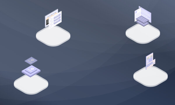 Business-to-employee concept on abstract design