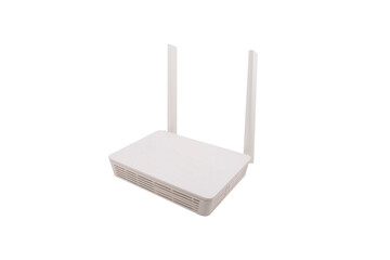 internet router - modem isolated on white background