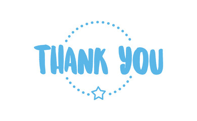 Thank you calligraphic lettering design. Thanks message vector in trendy style.