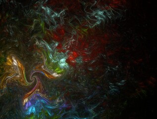Imaginatory fractal background generated Image
